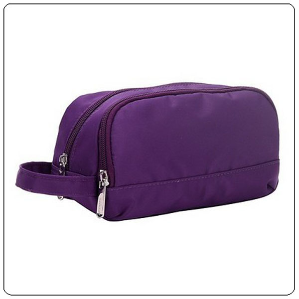 Handle purple fabric cosmeti...