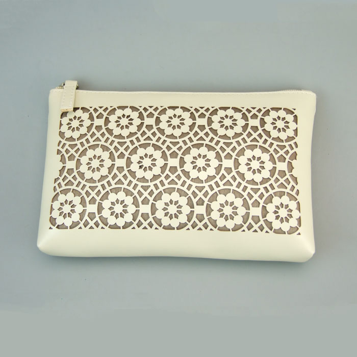 customized hollow pattern toiletry bag for sale
