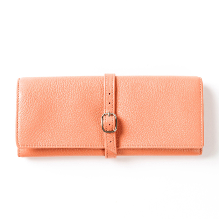 PU leather travel cosmetic roll bag