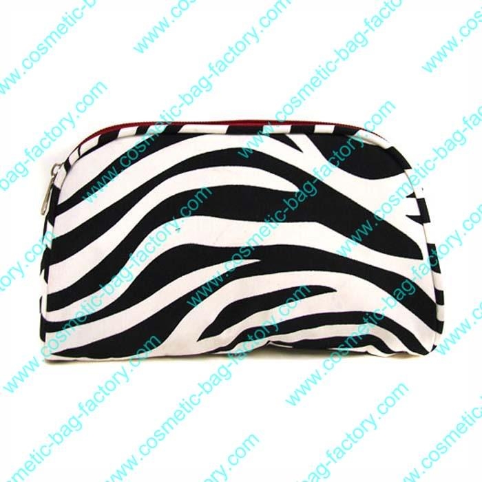 Zebra print makeup cosmetic bags in bulk FY-CB-0169