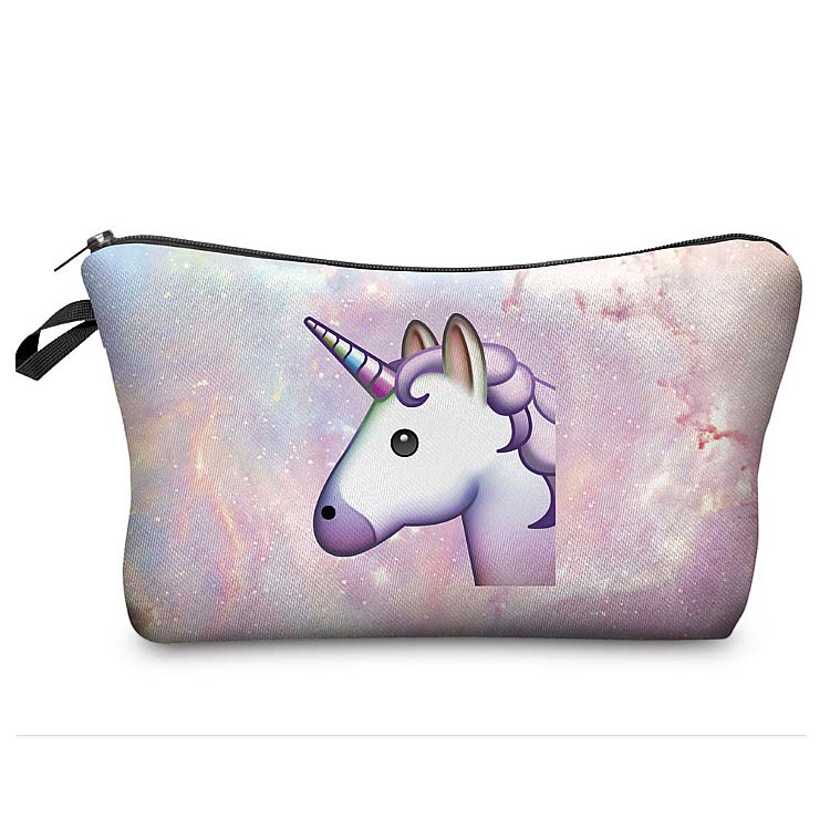 Custom printed unicorn cosmetic bags FY-A9-005