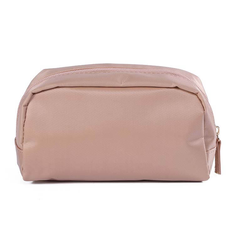 pink cosmetic bag