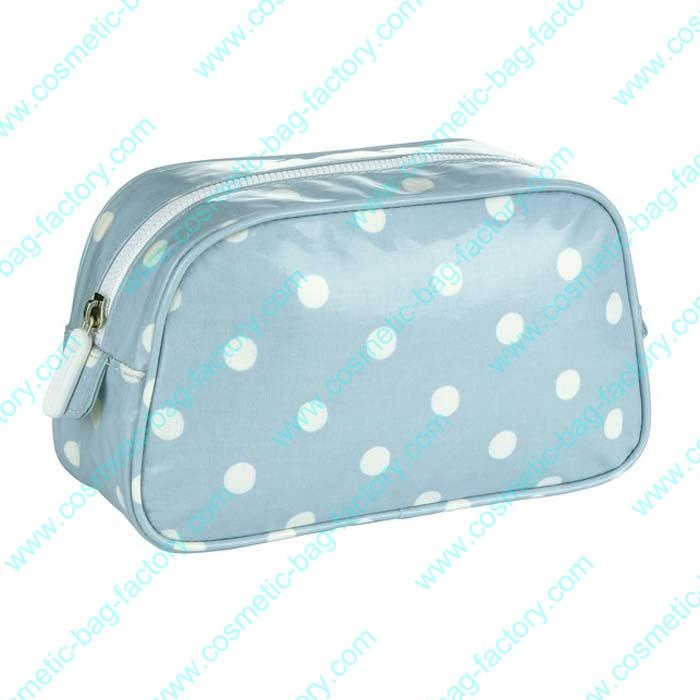 customized pvc coated waterproof canvas cosmetic makeup bag manufacture