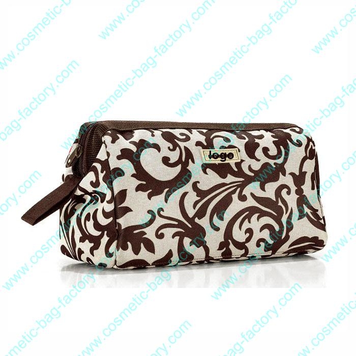 floral fabric cosmetic bag fo...