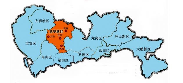 shenzhen map 