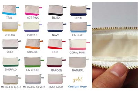 How to custom canvas makeup bag
