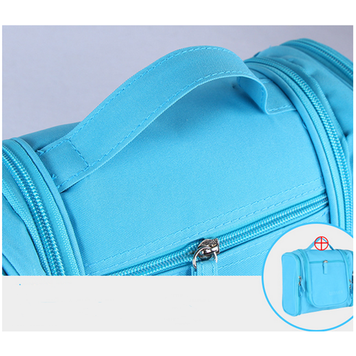 Polyester toiletry bag for women