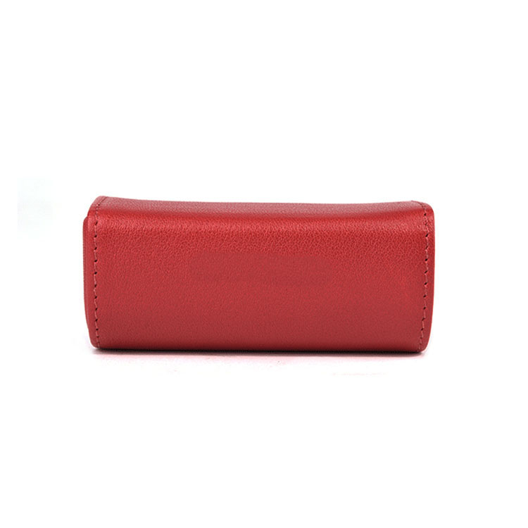Mini leather women lipstick cosmetic bag with mirror FY-B4-001