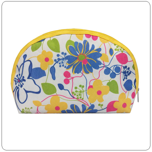 beautiful floral case women cosmetic bag manufacturer