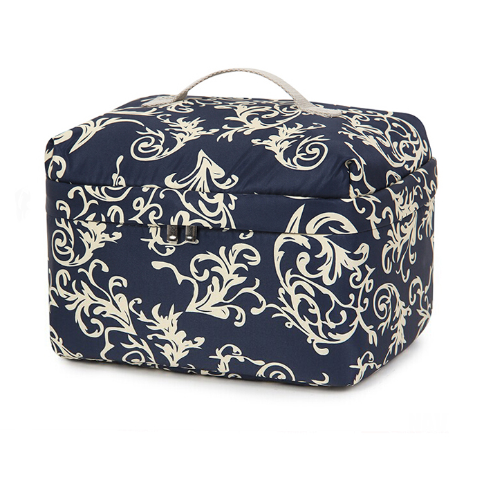 unique retro floral cosmetic bag wholesale