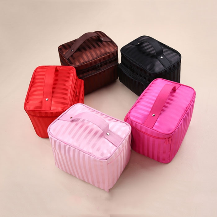 Customized waterproof polyester makeup bag