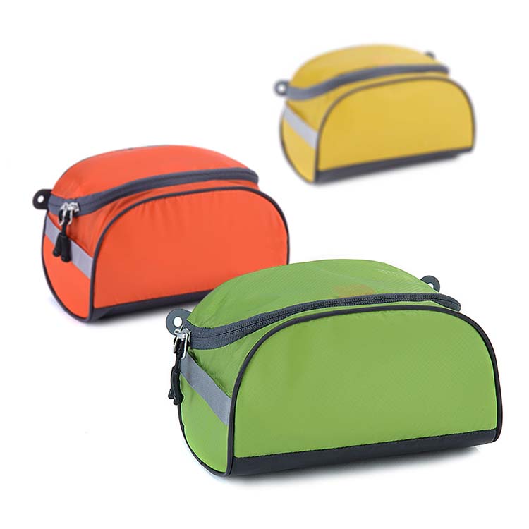 Wholesale travel orange waterproof cosmetic bags FY-A6-003