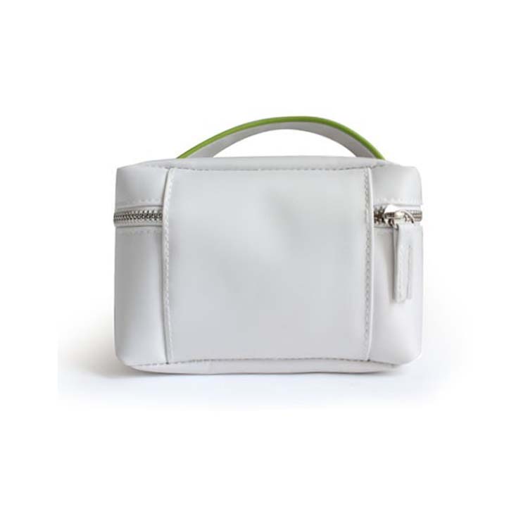 Factory custom white square cheap logo makeup bag FY-A6-025