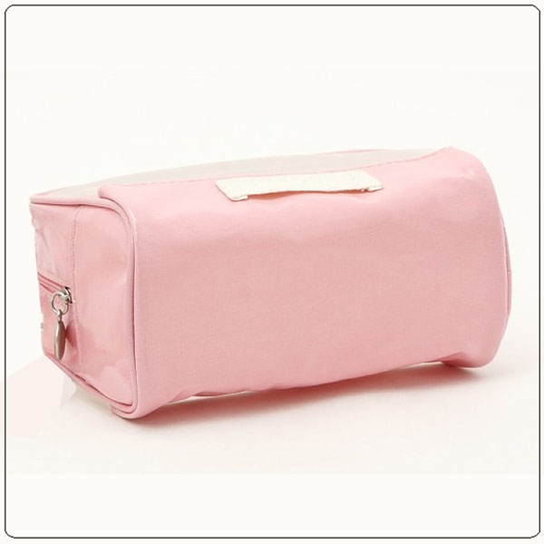 OEM Beauty Cosmetic Bag of Vogue Designe Pink Mesh FY-CB-0074