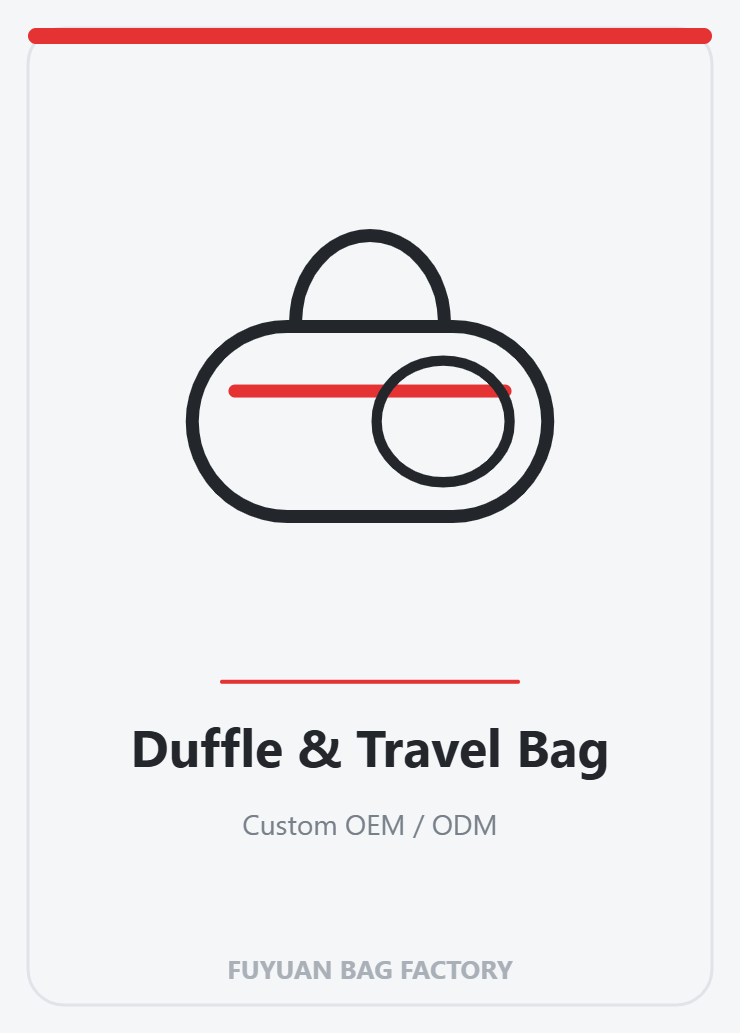 Custom Duffle & Travel Bag
