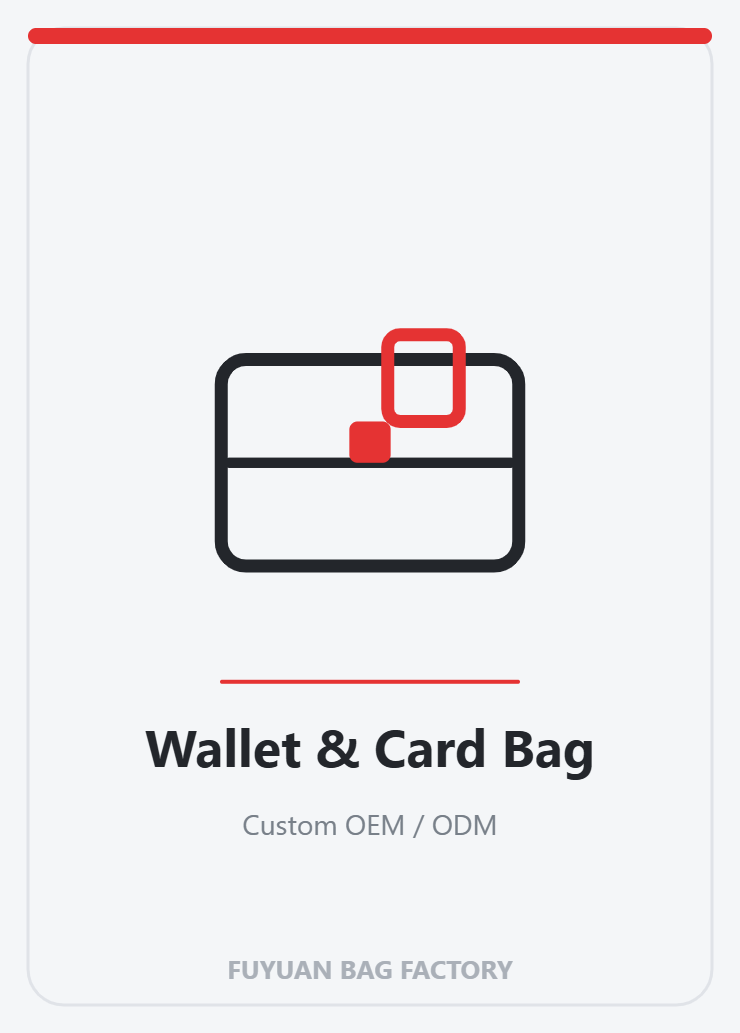 Custom Wallet and Card Bag
