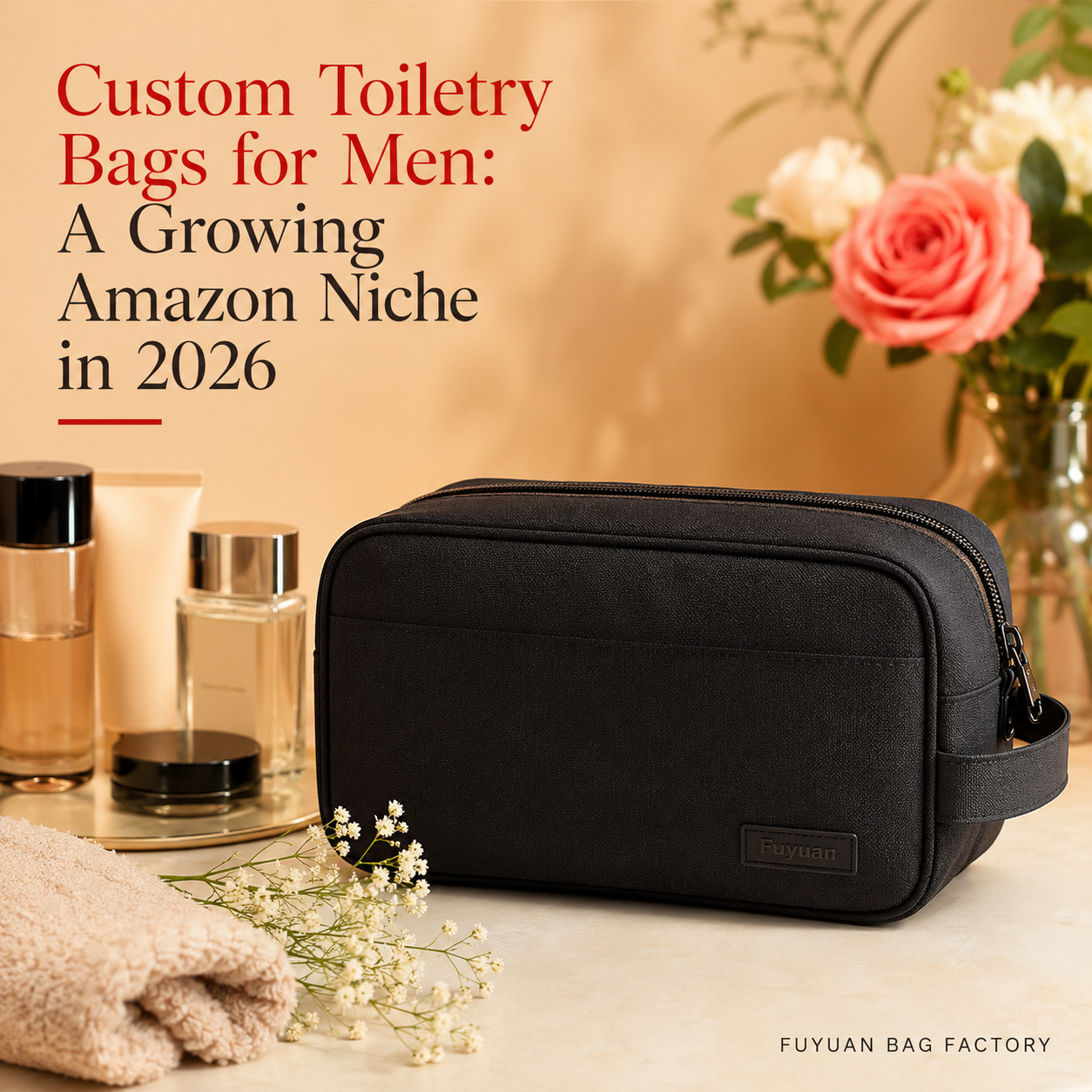 Custom Toiletry Bags for Men: A Growing Amazon Niche in 2026