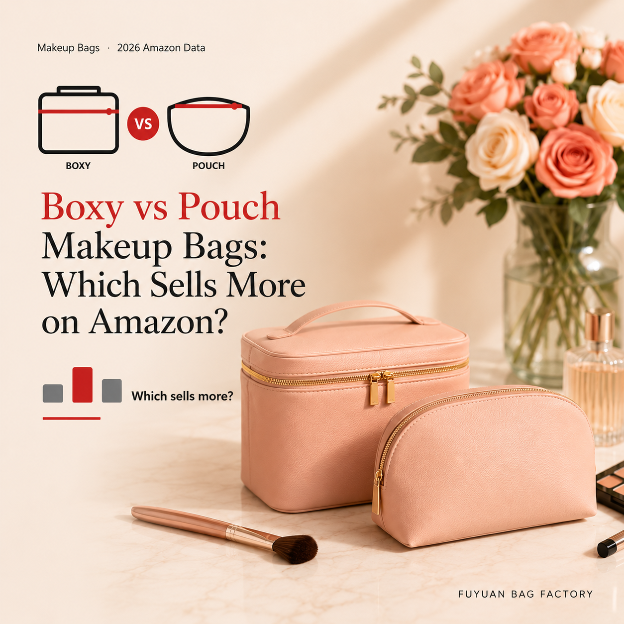 Boxy vs Pouch Makeup Bags: Which Sells More on Amazon?